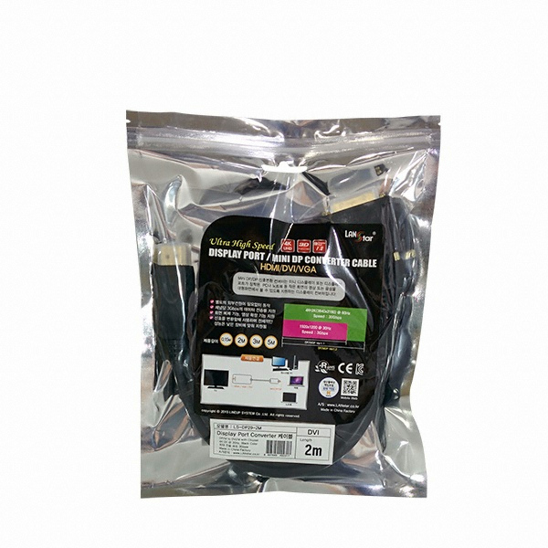 라인업시스템 LANSTAR DisplayPort (디스플레이포트) to DVI 케이블 (LS-DP29, 2m)_이미지