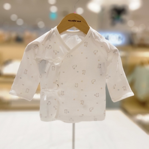 오가닉맘 유아 말랑래빗배내저고리 MISNBE04_이미지