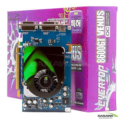 EVERTOP ������ 8600GT ��ʽ� OC 1.4ns 256MB