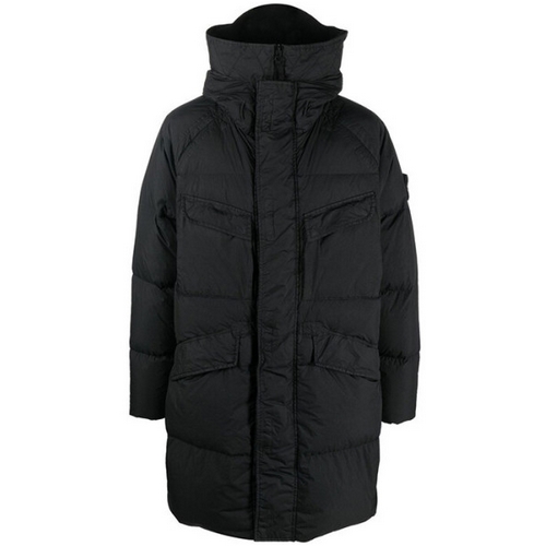 스톤아일랜드 CRINKLE REPS 다운 롱 패딩 771570123 (V0029, 블랙)_이미지