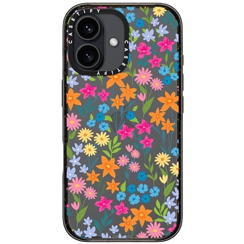 CASETIFY 아이폰16 밝은 봄 꽃 임팩트 케이스 (해외구매)_이미지