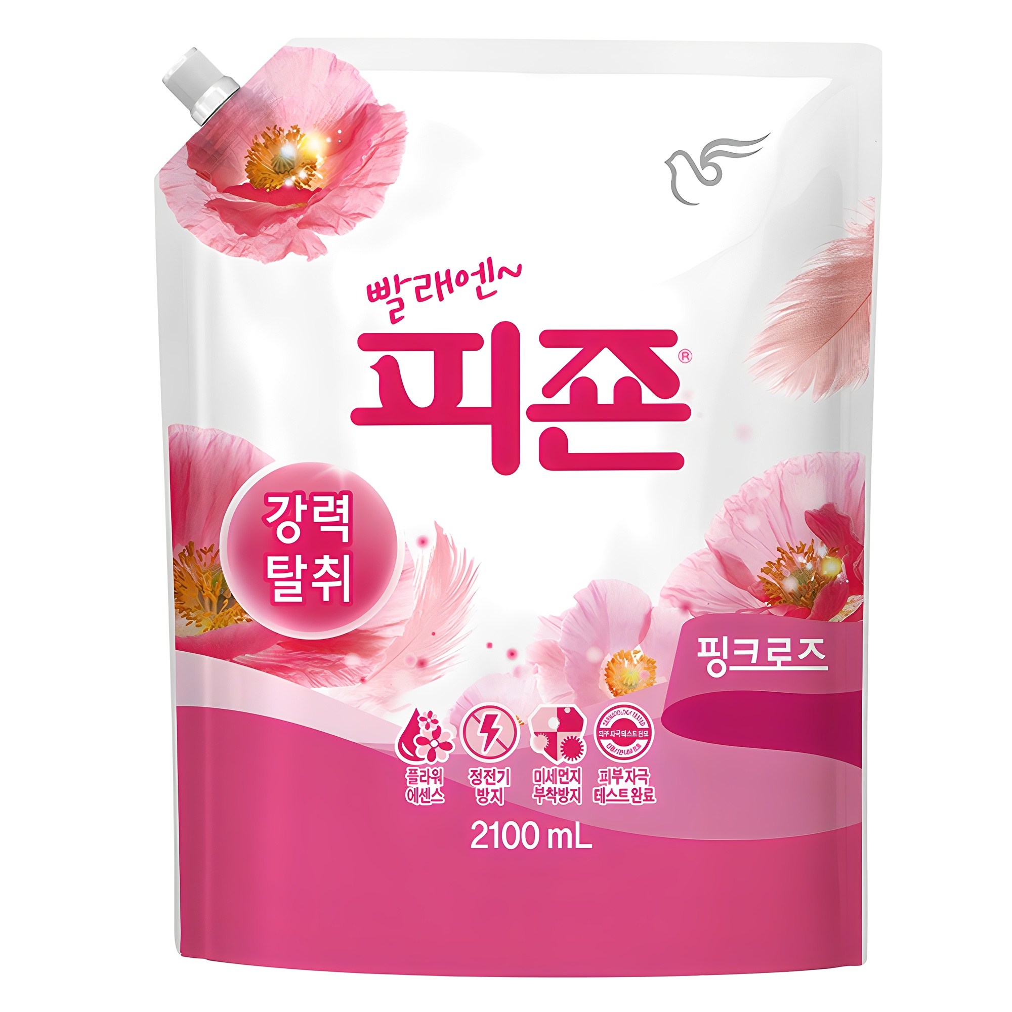 피죤 핑크로즈 리필 2.1L (7개)_이미지
