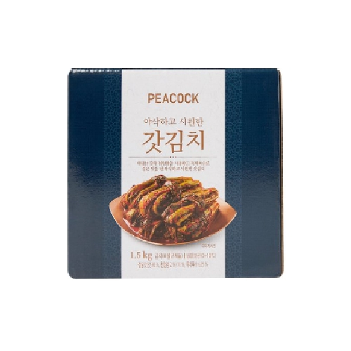 이마트 피코크 서울요리원 갓김치 1.5kg [1개]