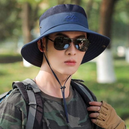 PIH374Y4 넓은 챙 빈티지 벙거지 메쉬버킷햇 여름자 5색