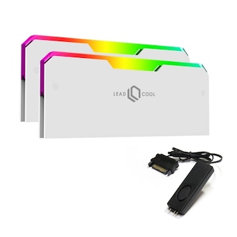 LEADCOOL RH-1 EVO ARGB 메모리 방열판 화이트 KIT