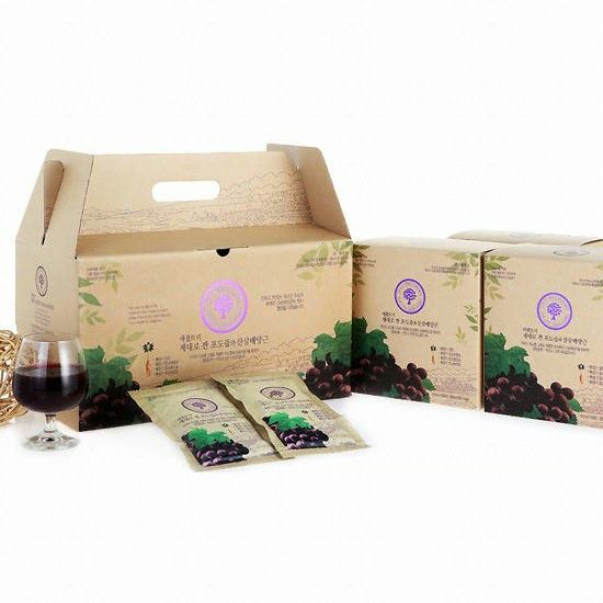 동서제약 애플트리 제대로 짠 포도즙과 산삼배양근 110ml 30포 (6개)