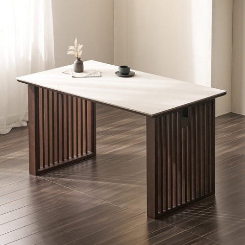 헤이몰리 세아 포세린 통세라믹 식탁 1400 (의자별도)_이미지