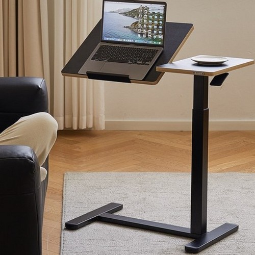 아우스 원목 FJ09 프리미엄 유압식 높이조절 각도조절 사이드테이블