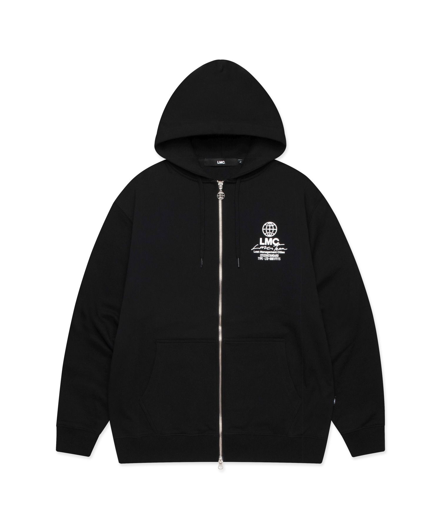 엘엠씨 LMC 시그니처 SIGNATURE COMBO ZIP-UP HOODIE black 0LM46CHZ111BLK 139288_이미지