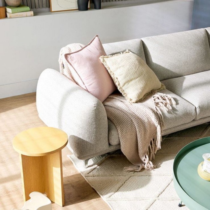 자코모 아비뇽 플레인위브 패브릭 소파 4인용_이미지