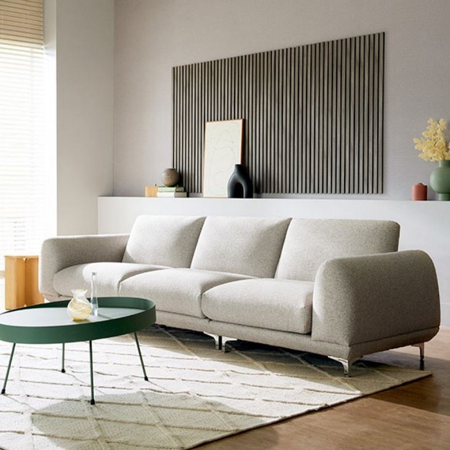 자코모 아비뇽 플레인위브 패브릭 소파 4인용_이미지