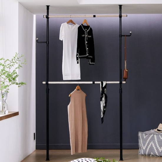 파인콘 트레벨 커넥트 우드 2단 행거 38mm_이미지