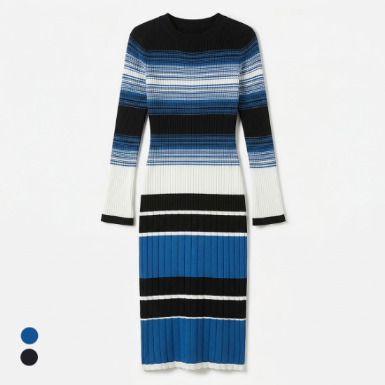 클라셰 슬림레이디핏니트원피스_B6S0311