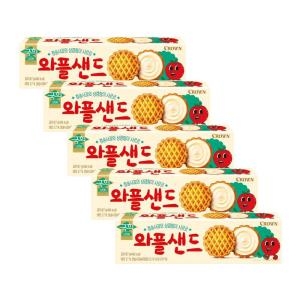 크라운제과 국희 와플샌드 87g (5개)_이미지