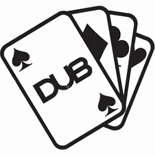 본투로드 DUB 카드 디자인 데칼 스티커 (15x14cm)