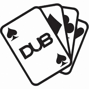 본투로드 DUB 카드 디자인 데칼 스티커 (15x14cm)