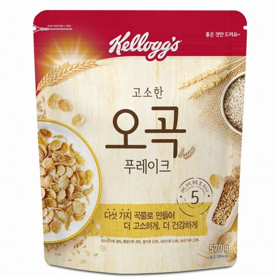 켈로그 고소한 오곡 푸레이크 570g (6개)