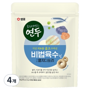 샘표식품 샘표 연두링 멸치디포리 140g(4gx35입) (4개)