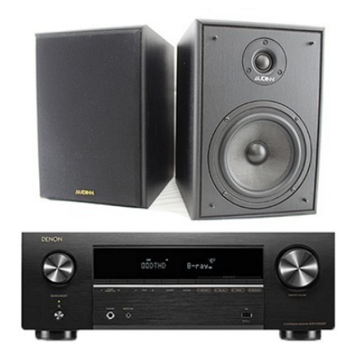 데논 AVR-X580BT + AUDINN MS-77N 2채널