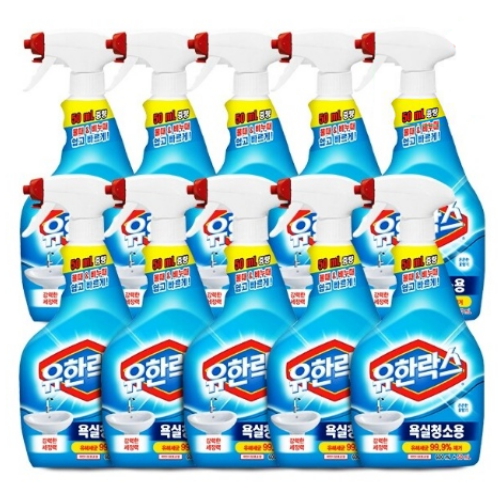 유한락스 욕실청소용 650ml (10개)