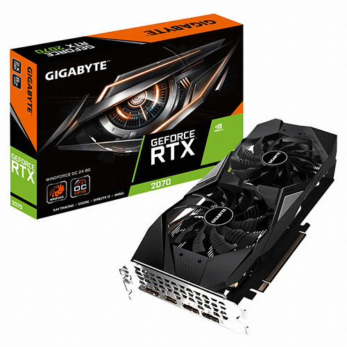 GIGABYTE 지포스 RTX 2070 WINDFORCE OC D6 8GB