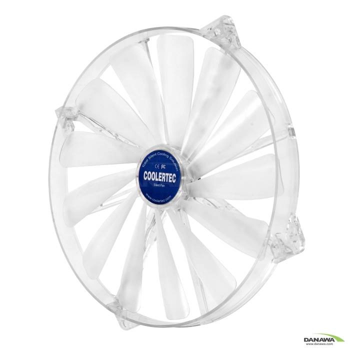 COOLERTEC Silent ICE BLUE LED Fan IB20020DX