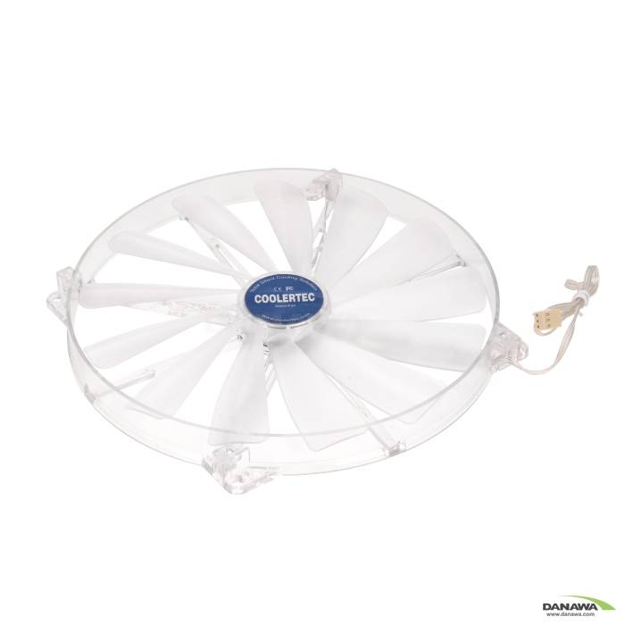 COOLERTEC Silent ICE BLUE LED Fan IB20020DX