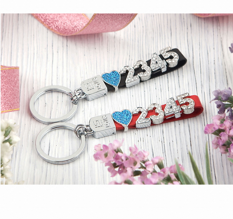 러비스 러비스 크리스탈 키홀더 (블루하트)_이미지