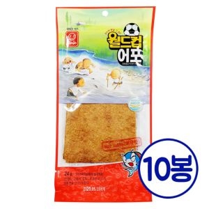 한진식품 월드컵 어포 매운맛 24g (10개)_이미지