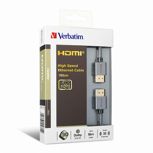 버바팀 HDMI 2.0 고속 이더넷 케이블 (1.8m)_이미지