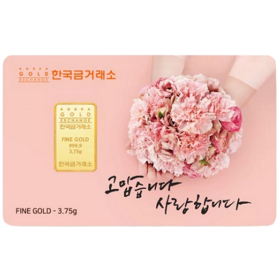 한국금거래소 카네이션 골드바 3.75g