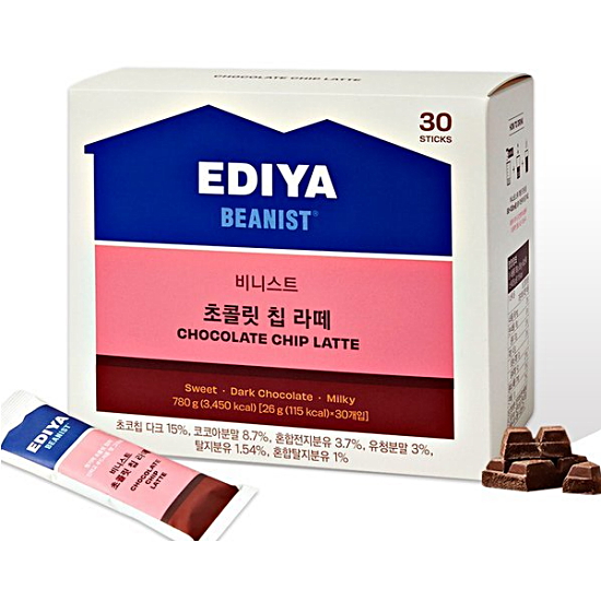 이디야 비니스트 초콜릿 칩 라떼 30T (1개)_이미지