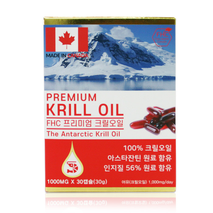 FHC 프리미엄 크릴오일 1000mg 30캡슐