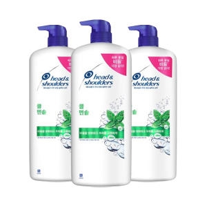 헤드앤숄더 쿨 멘솔 샴푸 1200ml (3개)_이미지