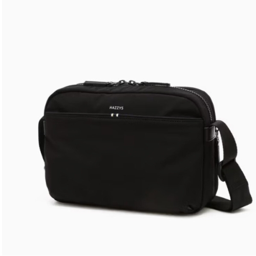 헤지스 가방 쇼핑백동봉 HATCH-BAG 블랙 나일론 크로스백S HJBA6E345_이미지