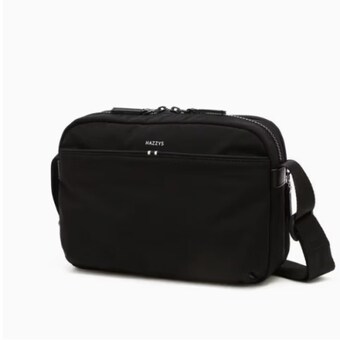 헤지스 가방 쇼핑백동봉 HATCH-BAG 블랙 나일론 크로스백S HJBA<b>6</b>E345