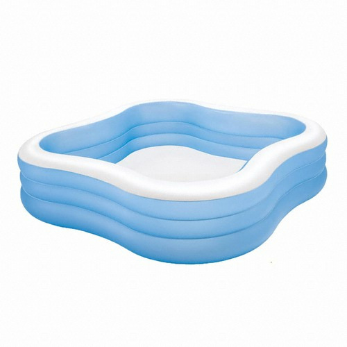 인텍스 사각 에어풀장 블루 57495