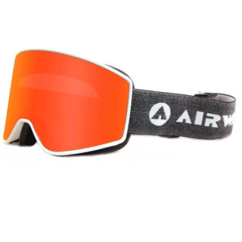 에어워크 스키보드 고글 화이트레드 AW-800
