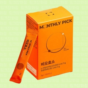 바이트랩 먼슬리픽 비오효소 3g 15포 (6개)_이미지