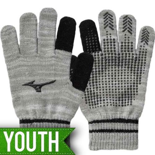 미즈노 야구 유소년 니트장갑 회 12JYBA5105GR D2411