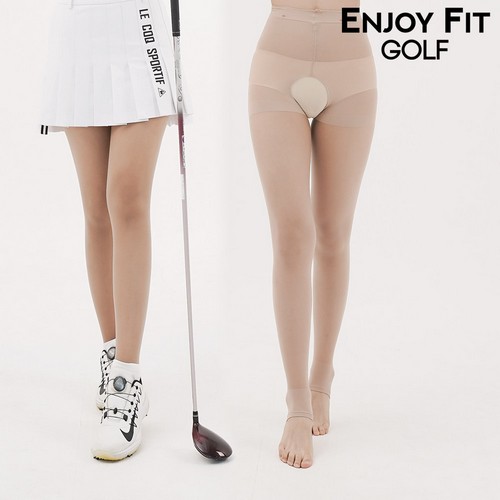 엔조이핏 15D UV차단 밑트임 골프스타킹_이미지