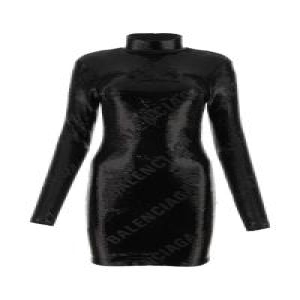 발렌시아가 2023 12M 725104 원피스 드레스 여성 TMR68 725104TMR681102 BLACK BLACK M_이미지