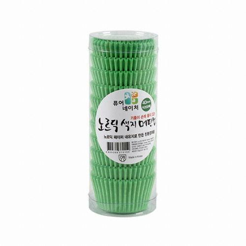 노르딕 색지 머핀컵 40mm 소 그린이미지입니다. 누르면 해당 게시물로 새창이동합니다.