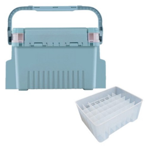 실버캐스트 낚시 태클박스 11L + 에기 트레이 40구 세트