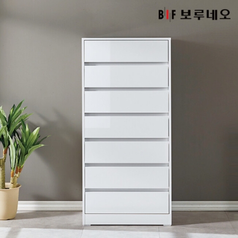 BIF보루네오 앳홈 미니멀 7단 서랍장 600_이미지