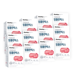 오라팜 오라틱스 구강유산균 임플란틱스 30정 (12개)