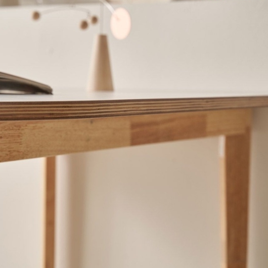 파로마 이프 밀리 반원 원목 식탁 1200 (의자4개)_이미지