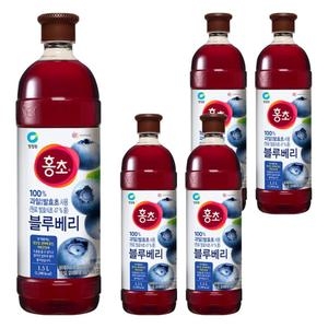 청정원 홍초 블루베리 1.5L (5개)_이미지