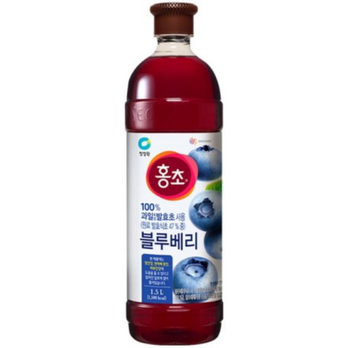 대상 청정원 홍초 블루베리 1.5L (5개)