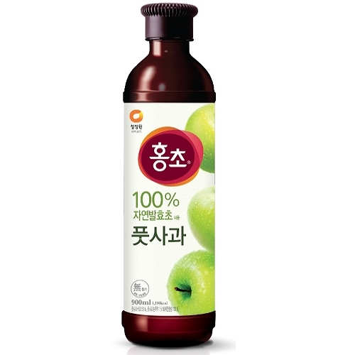 대상 청정원 홍초 풋사과 900ml (4개)_이미지